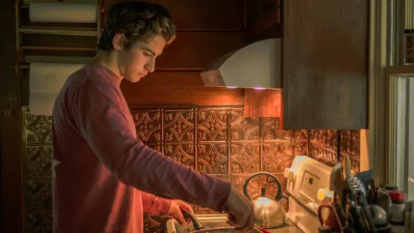 man cooking